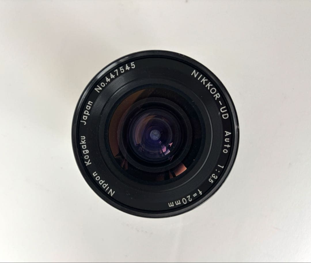 F3HP & Nikkor-UD Auto 20mm f/3.5 レンズ付