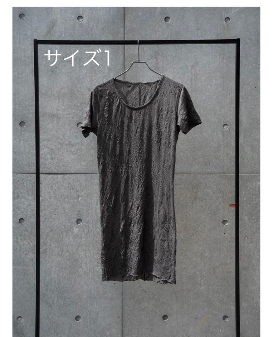 トップス PRY Craft Fabric Layered U-neck T-shirt