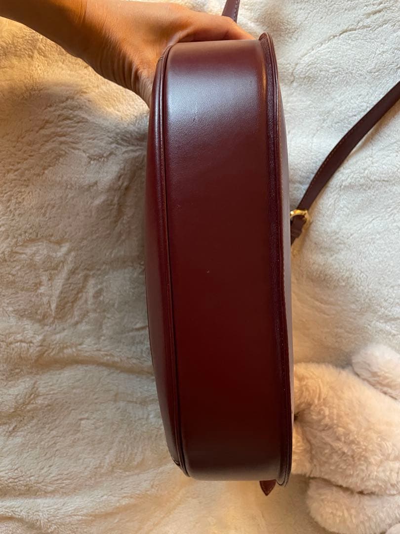 Must de CartierショルダーBag ボルドー極美品