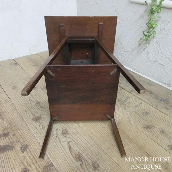 イギリス アンティーク 家具 サイドテーブル オケージョナル 英国 6452d
