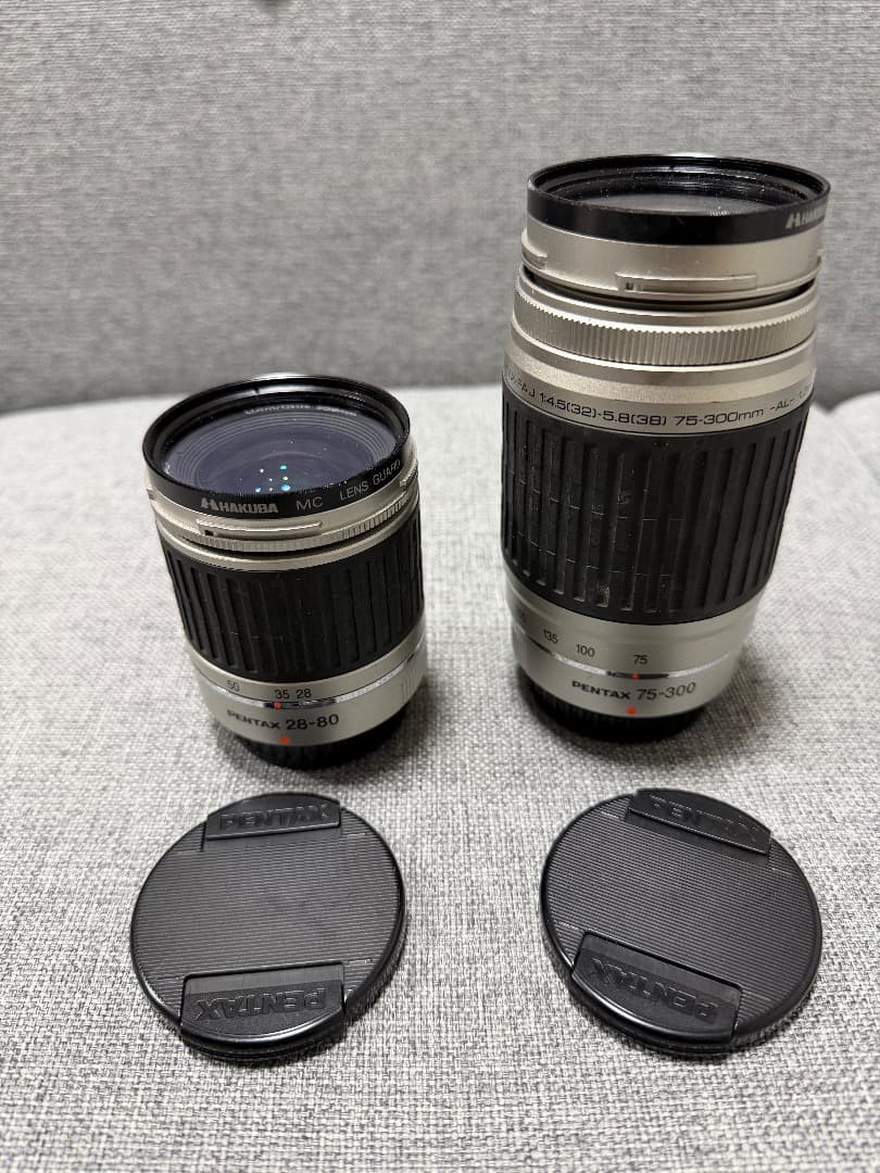 PENTAX ペンタックス *ist 一眼レフ フィルムカメラ, レンズ2本付き