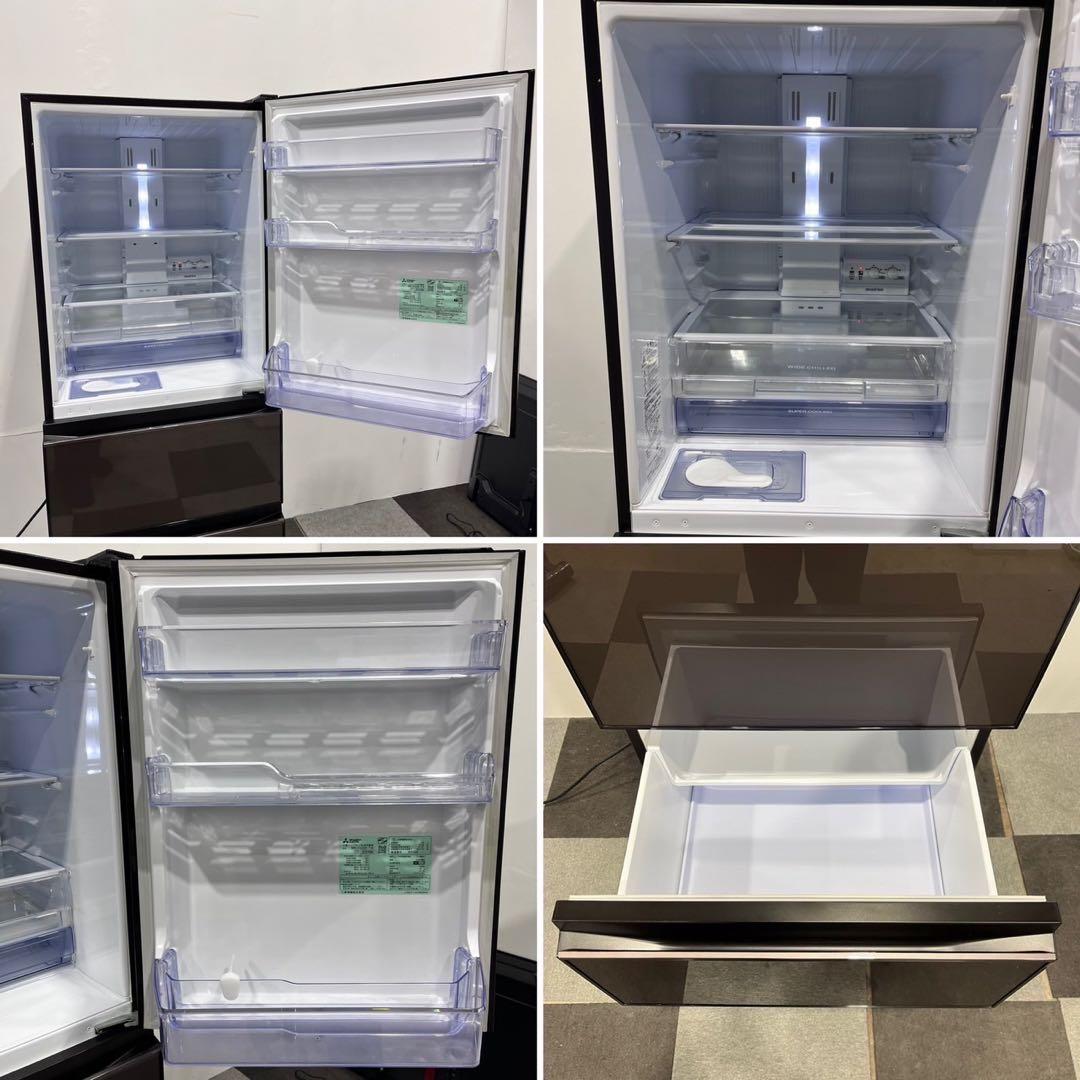 三菱 冷蔵庫 MR-CG33E-T 330L 2019年 家電 Fe2096