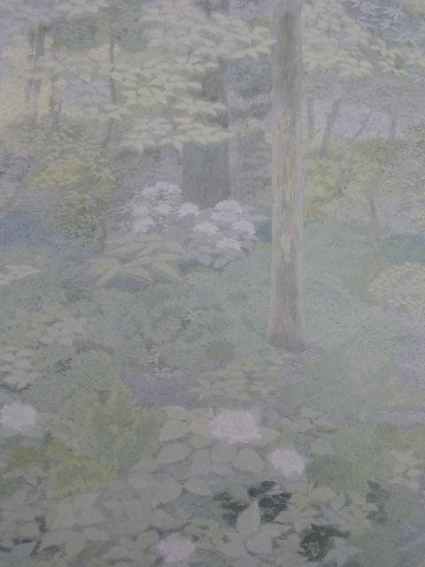 猪熊佳子、【森の雨】、希少な額装用画集より、新品額装付、状態良好