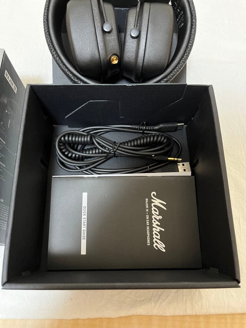 マーシャル　ヘッドホンMAJOR IV 4 ブラック