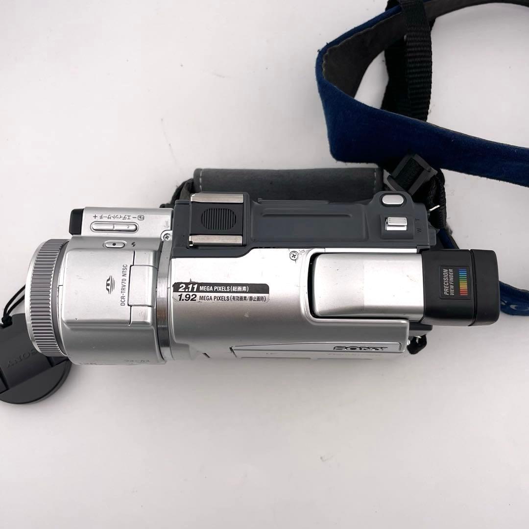 動作確認済】SONY ビデオカメラ MiniDVハンディカム DCR-TRV70