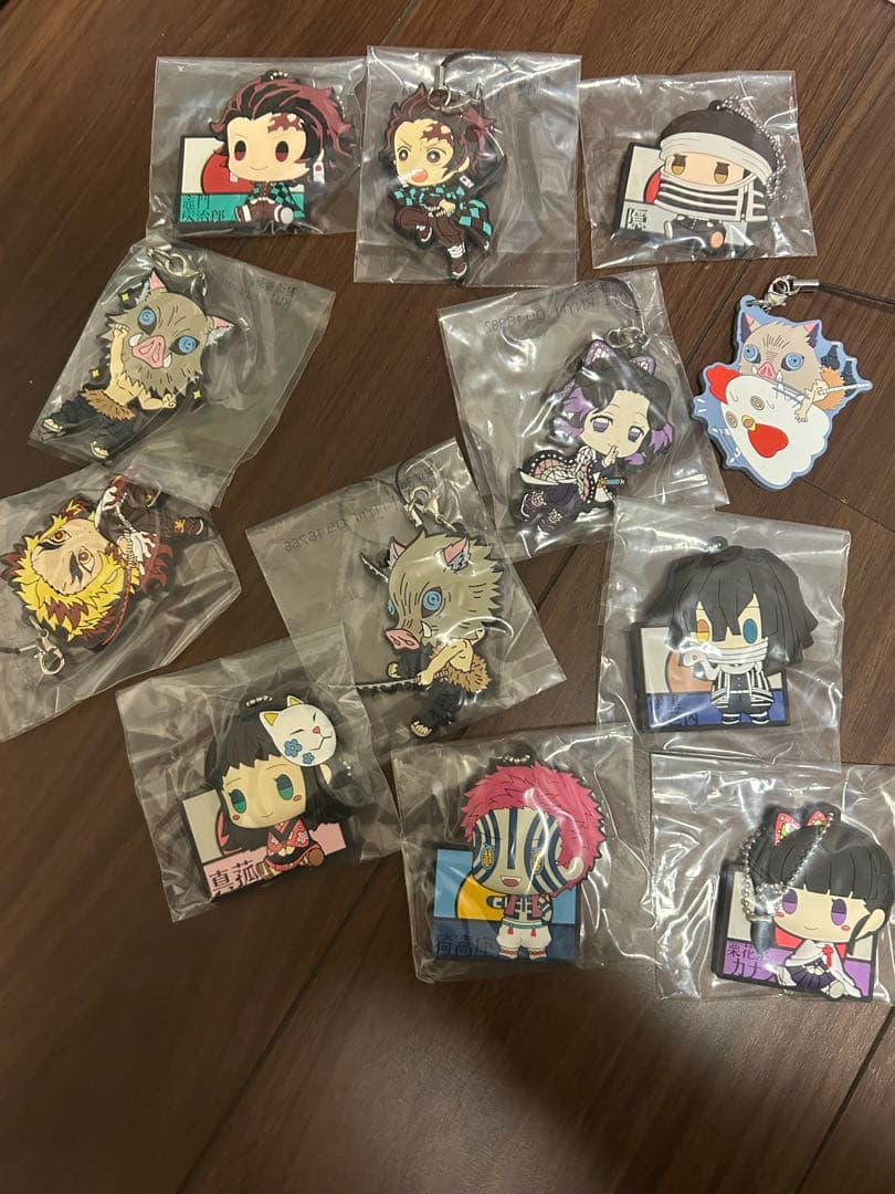 鬼滅の刃 全集中展 グッズセット 一番くじ キーホルダー