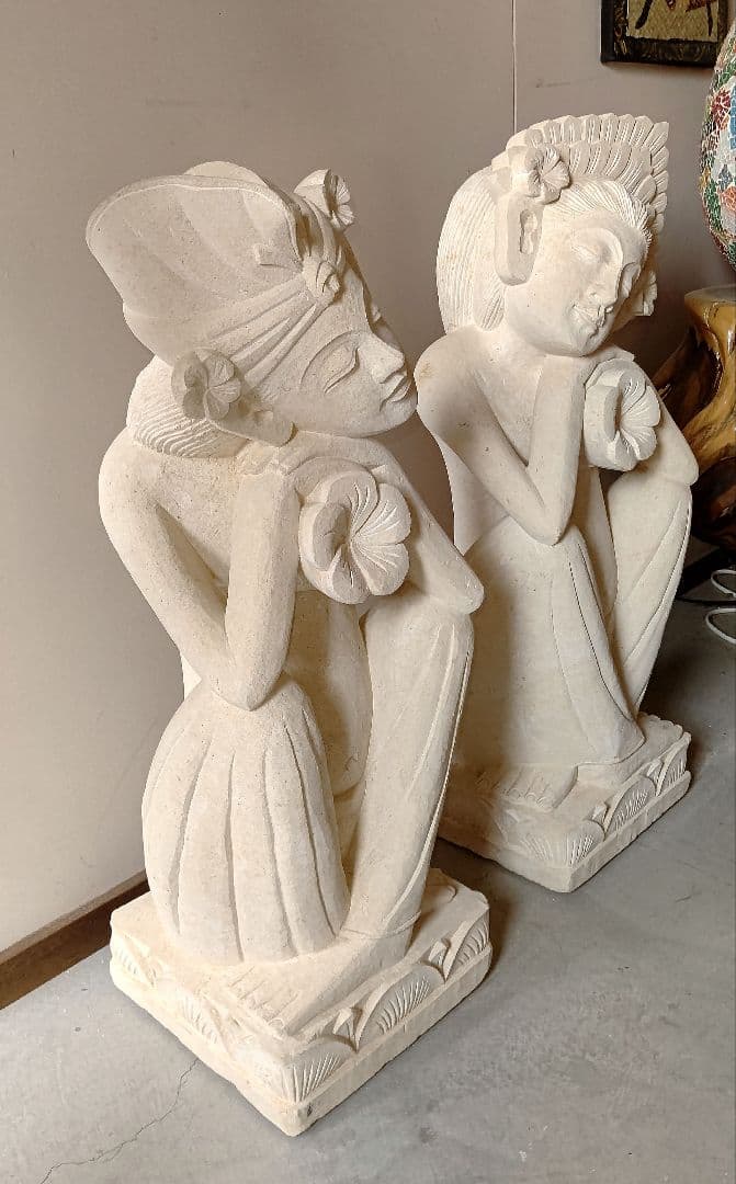 わざお　バリ島 バリニーズ 砂岩 アジアン アジアン風 石像