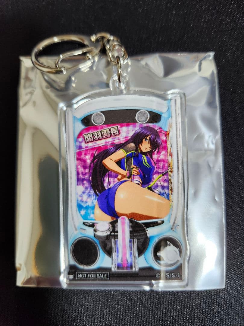 パチンコ　一騎当千　関羽雲長　アクリルキーホルダー　アクキー　D-light