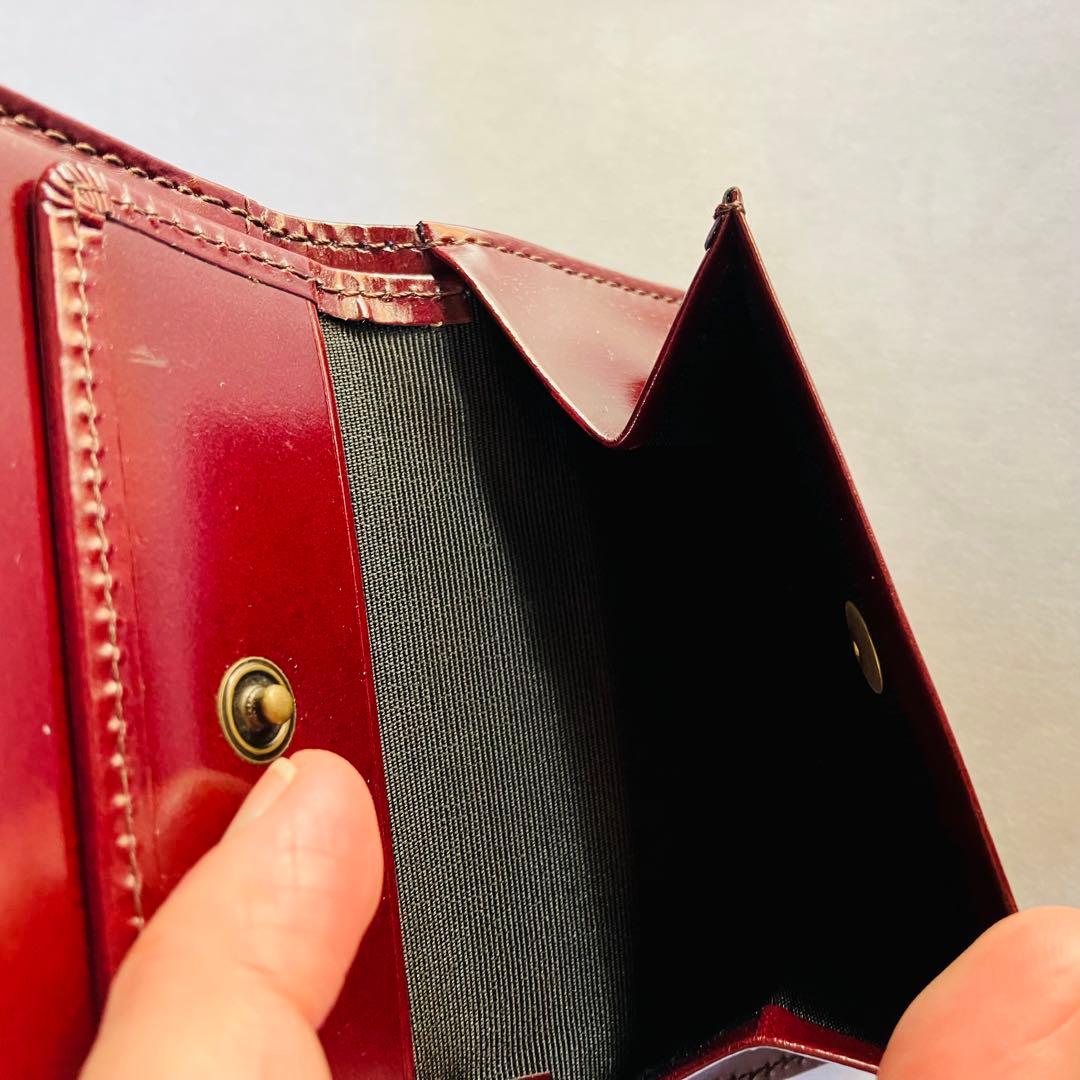 artherapie アルセラピィ三つ折りコンパクト ローズ薔薇　本革　日本製