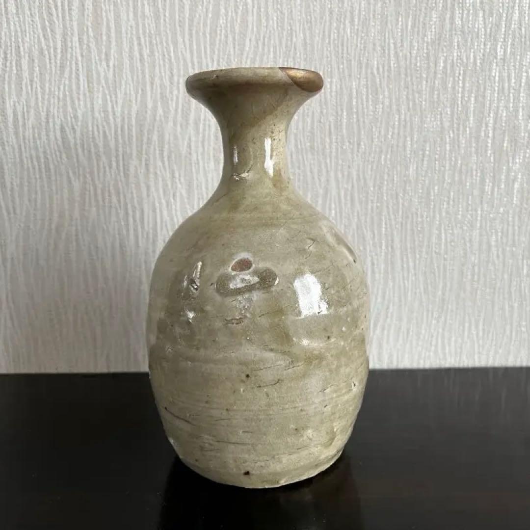 志野織部　徳利　金継ぎ