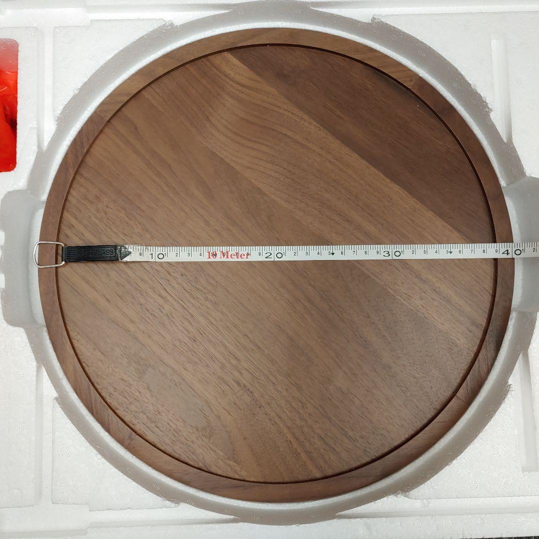 STOLIK PODRĘCZNY OKRĄGŁY RIVET ORZECH