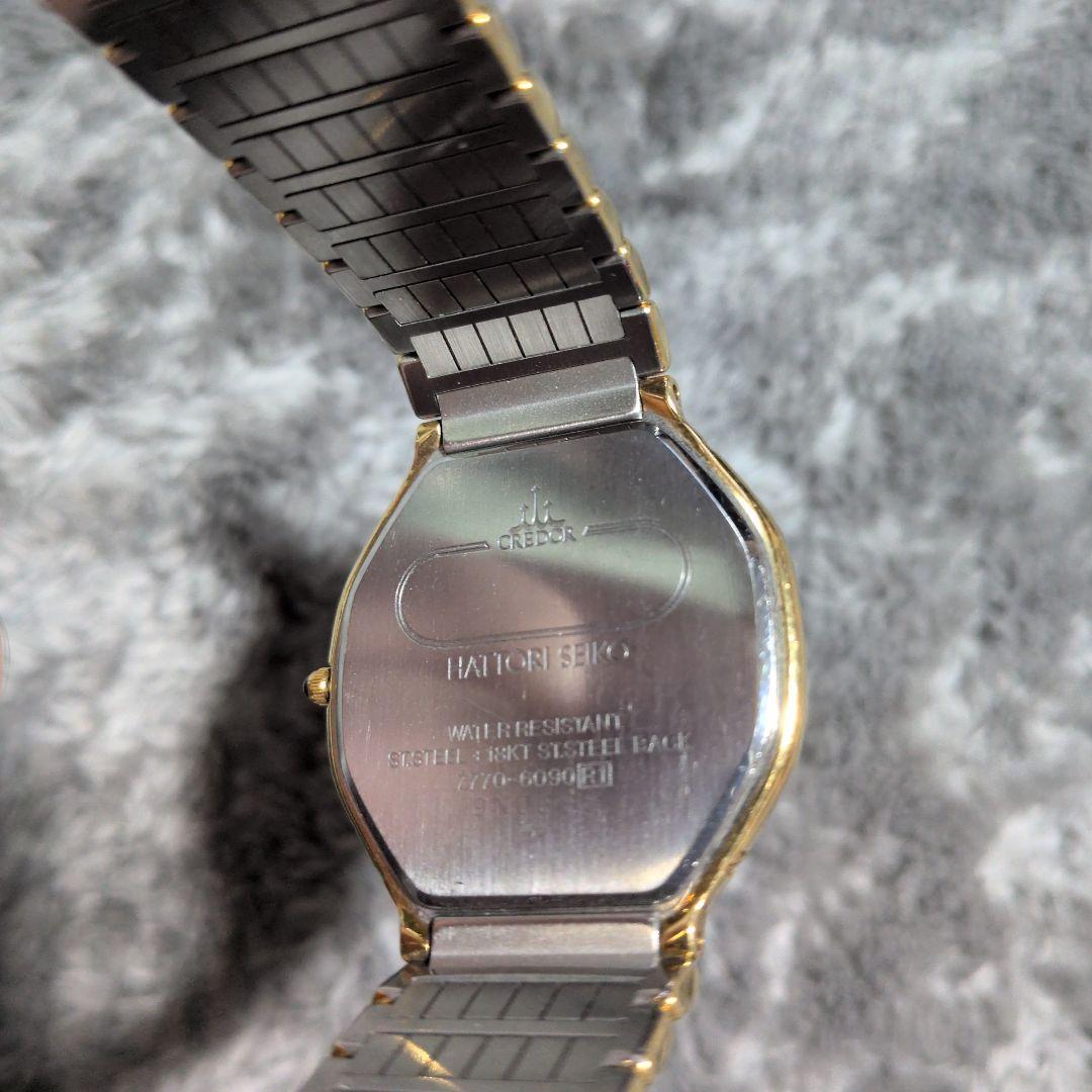 時計 SEIKO CREDOR 7770-6090 18k