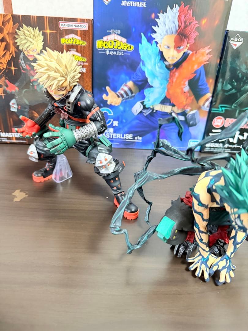 ヒロアカ一番くじフィギュア4体セット