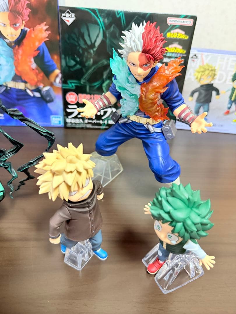 ヒロアカ一番くじフィギュア4体セット