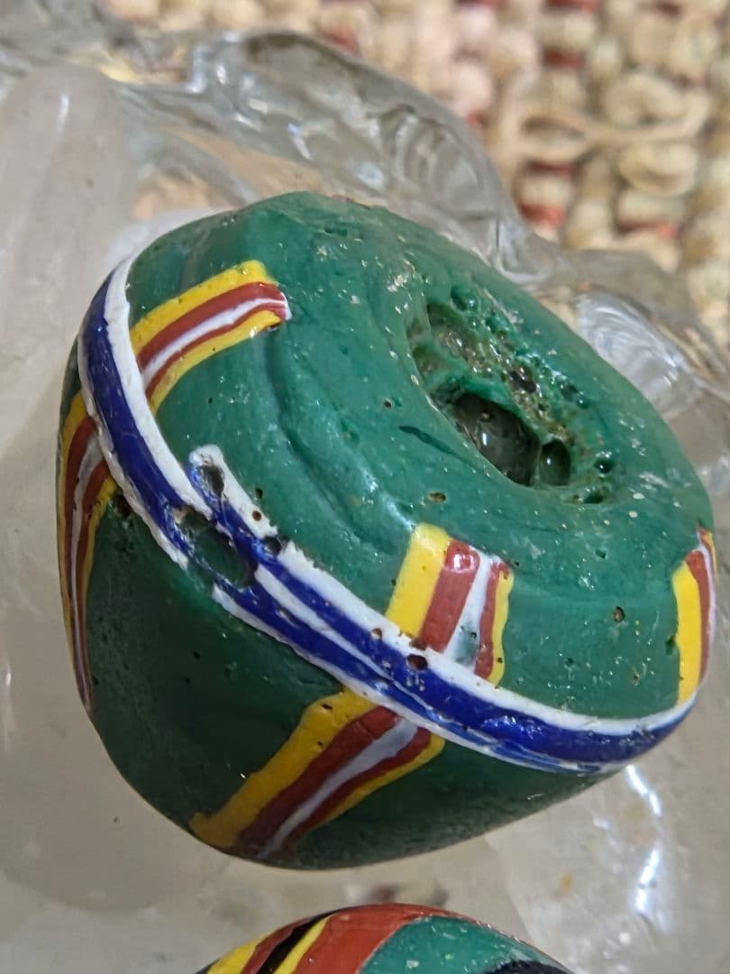 022　キングビーズ　割れ銀化あり　king beads　ビーズ5個セット