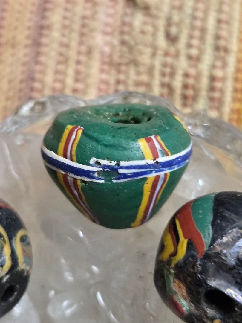 022　キングビーズ　割れ銀化あり　king beads　ビーズ5個セット