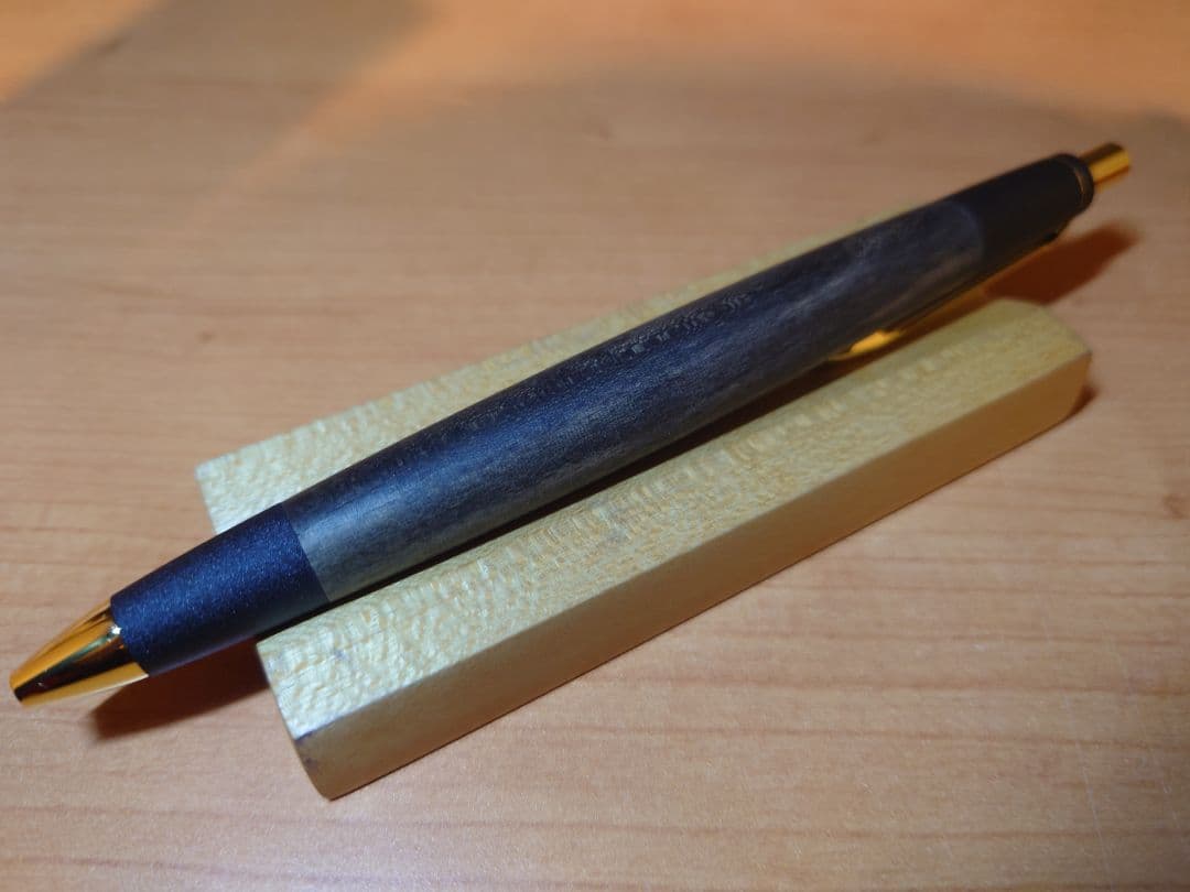 ボナン　黒柿　シャープペンシル　真鍮金具　木軸ペン　ボナンペン