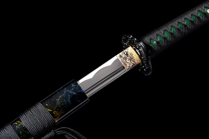 【カラーグリーン】 日本刀 模造刀 居合刀