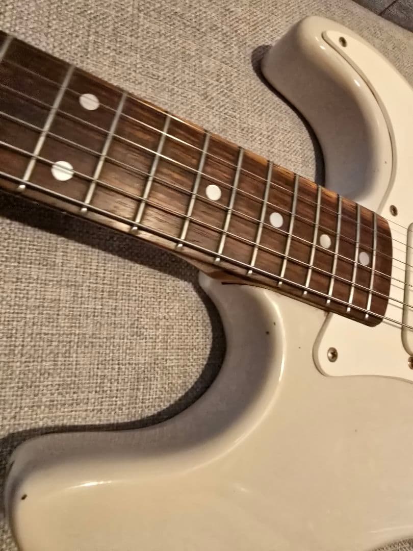 ※ジャンク SPLENDOR エレキギター ホワイト