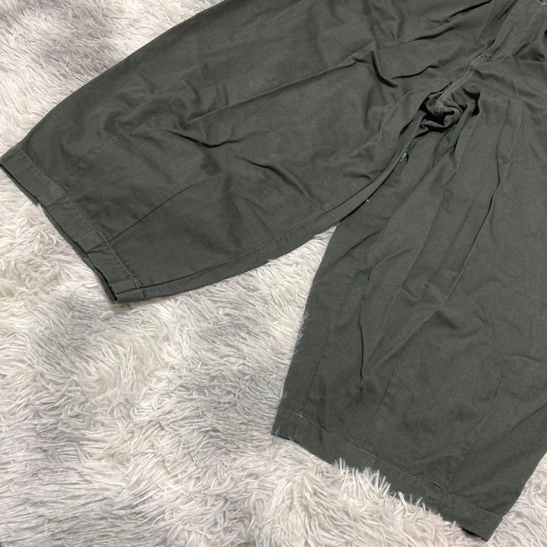 ★ハーベスティ★HARVESTY サーカスパンツ【M】ミリタリー カーキ ゴム