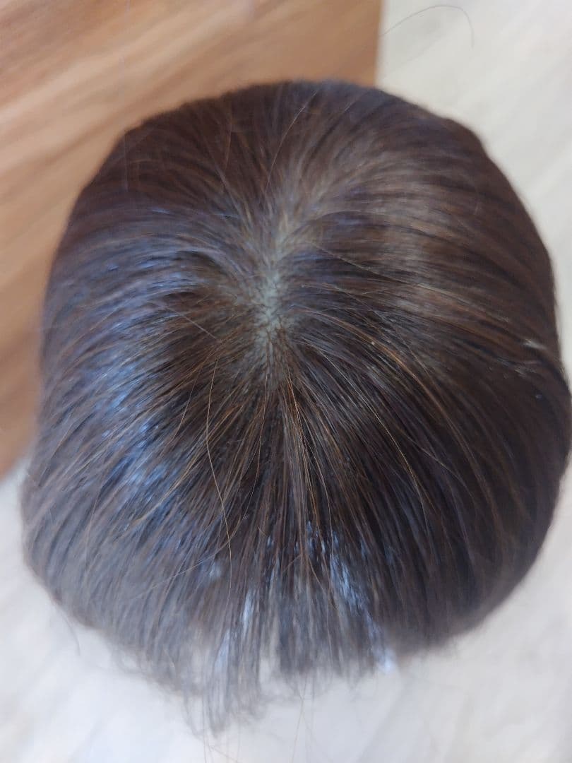 リネアストリア 天使のフラットボブ人毛MIX Ｓサイズ チョコブラウン