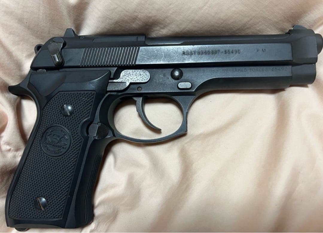 ☆ 作動確認済　KSC U.S.9mm M9 HW ベレッタ GBBガスガン　☆