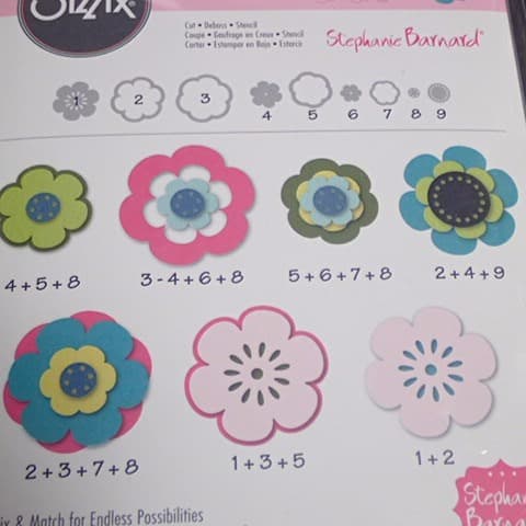 Triplits - Flower　お花のダイ　Sizzix　カッテイングダイ