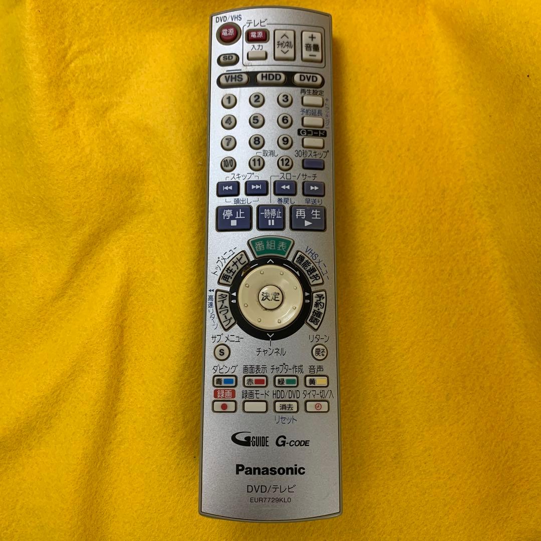 Panasonic HDD搭載DVDビデオ一体型レコーダー　VHS 地デジ非対応