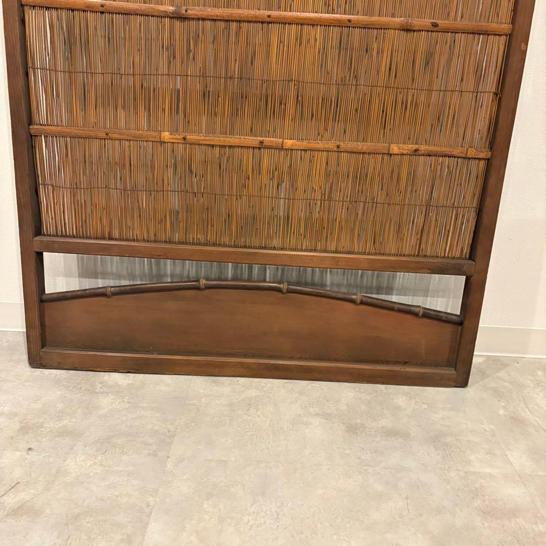 古い建具 1枚 簾戸 すど 葦戸よしど 夏障子 御簾戸 1/2