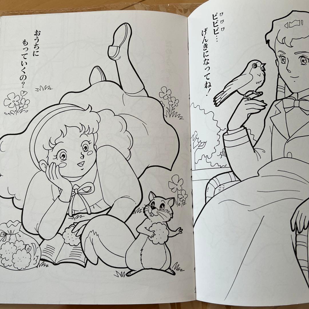 【新品未使用】レトロ　レア　セイカのぬりえ　ひみつの花園　希少　アニメ　入手困難