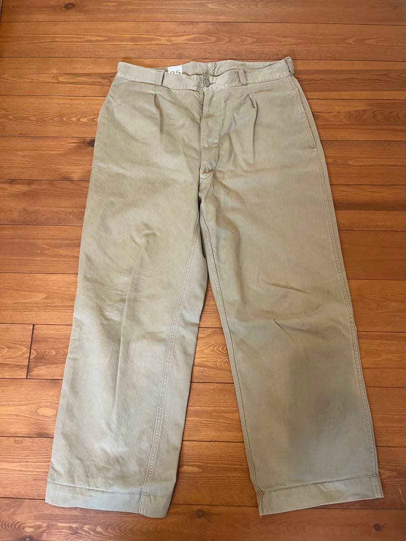 ビンテージm52後期当時ものサイズ35、フランス軍