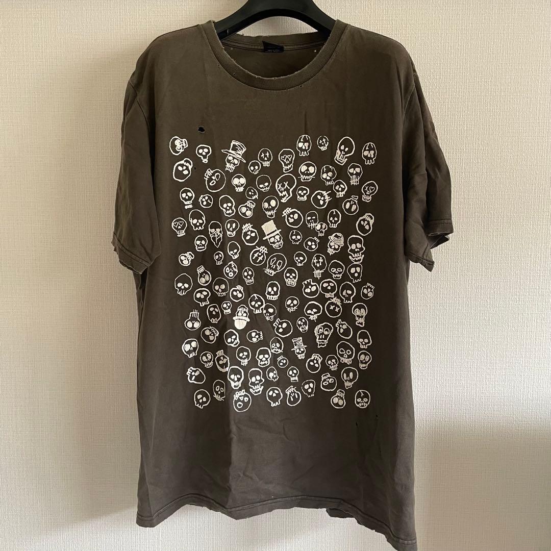 number nine スカルTシャツ ナイト期 ブラック