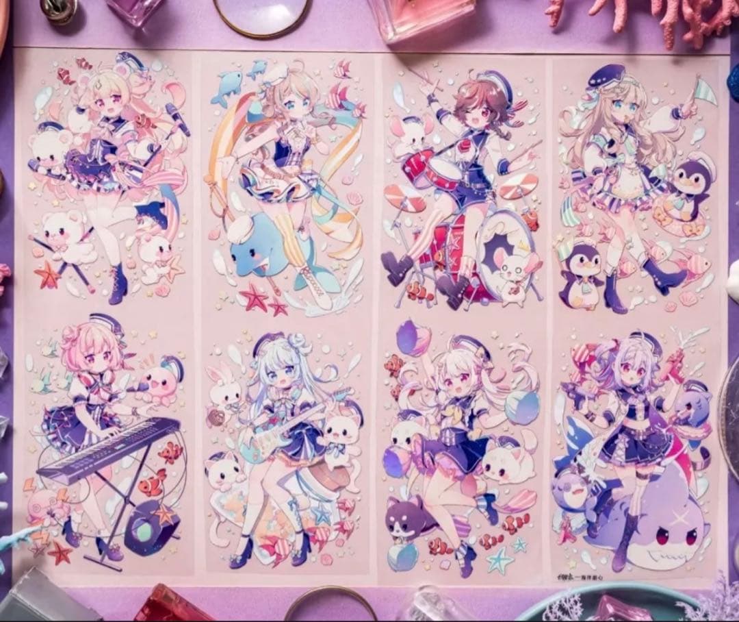 ♡SALE♡彩虹 6cm×10m 海洋甜心 海外マスキングテープ　人物