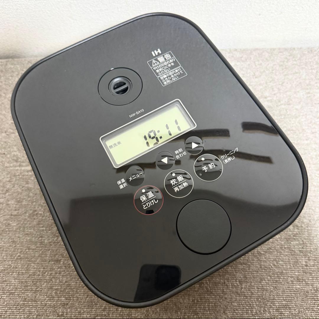 【美品】象印 圧力IH炊飯ジャー NW-SA10 動作保証