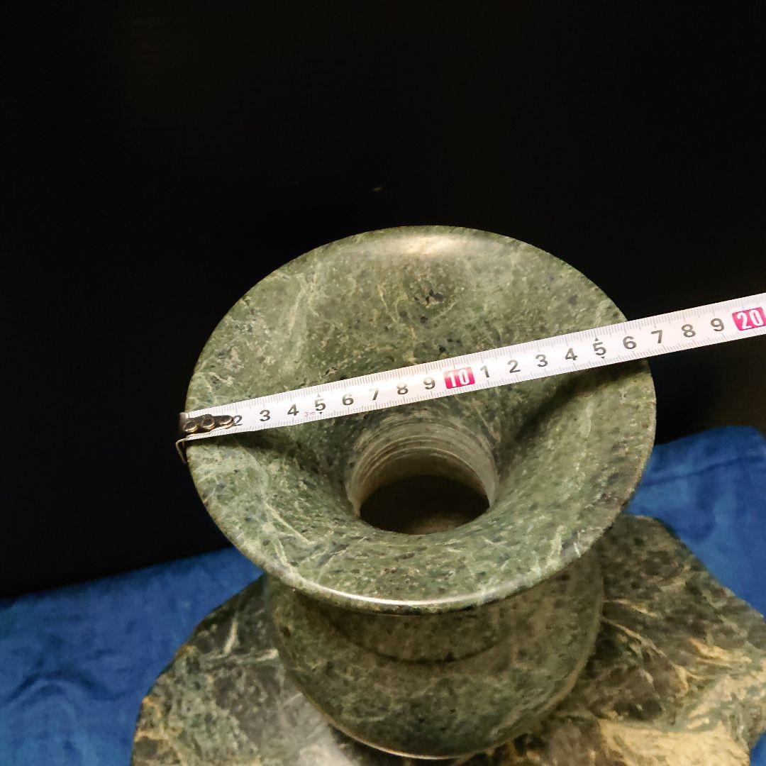 レトロ、大理石花瓶、土台付き