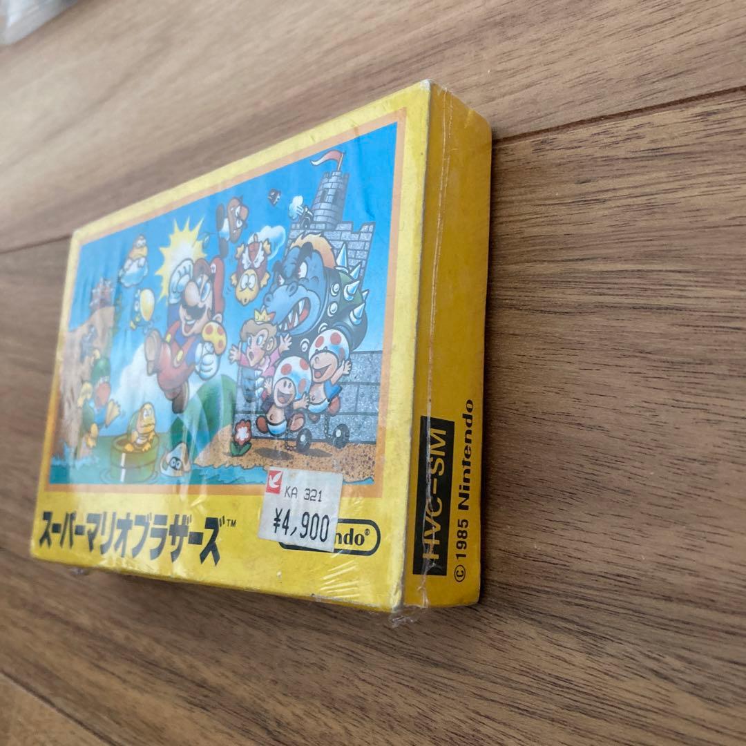 【初版FFマークなし】スーパー マリオ ブラザーズ　ファミコン　シュリンク付き