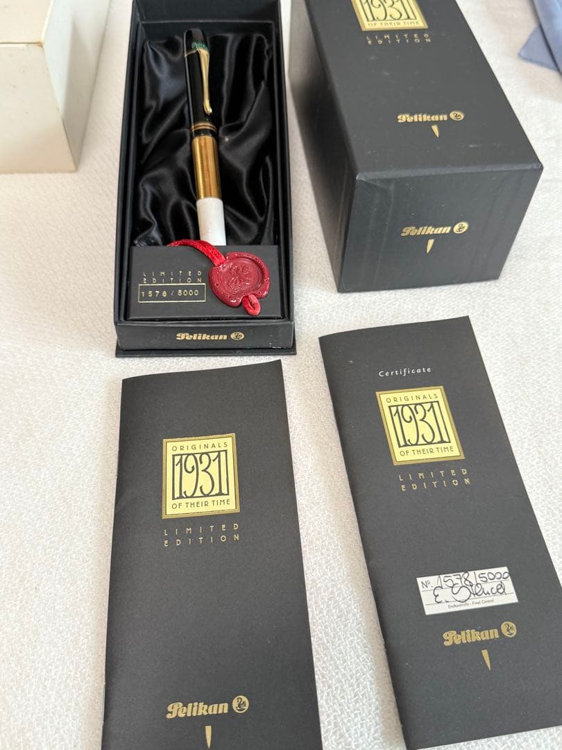 ペリカン万年筆1931、限定品、18K