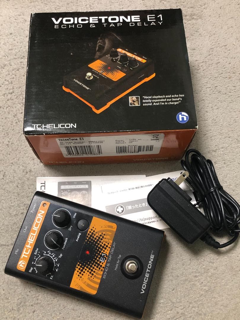 TC HELICON VOICETONE E1 エコー ディレイ