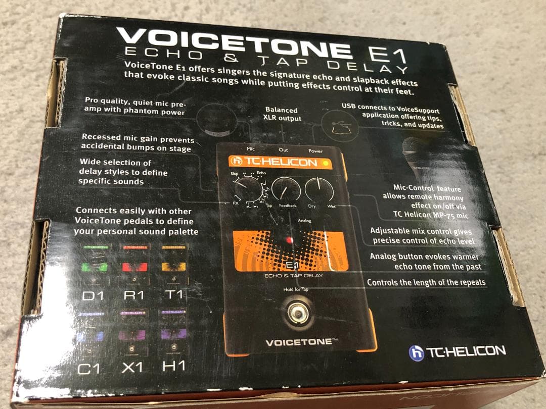 TC HELICON VOICETONE E1 エコー ディレイ