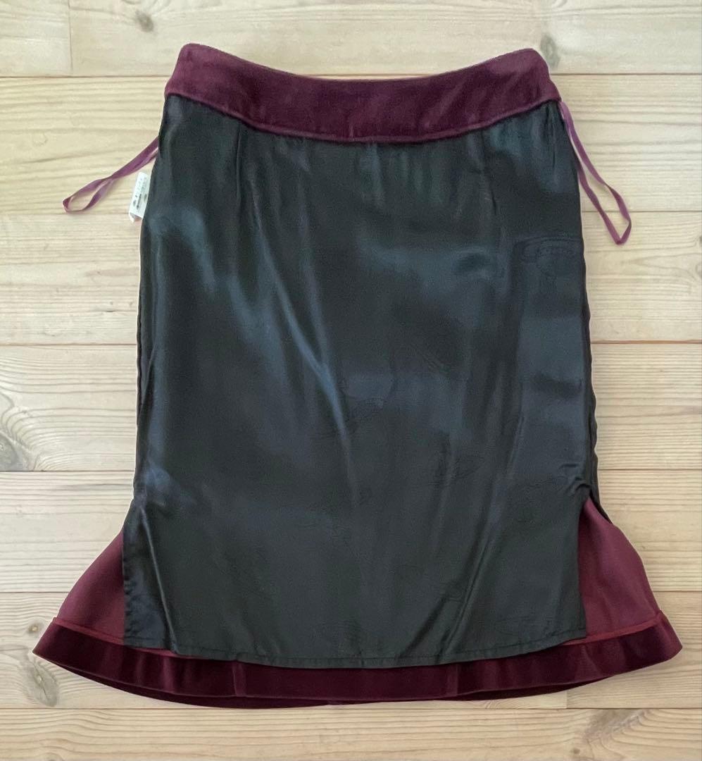 値下げ《レア》ユーズド》ヴィヴィアンウエストウッドRL⭐︎ベルベットスカート