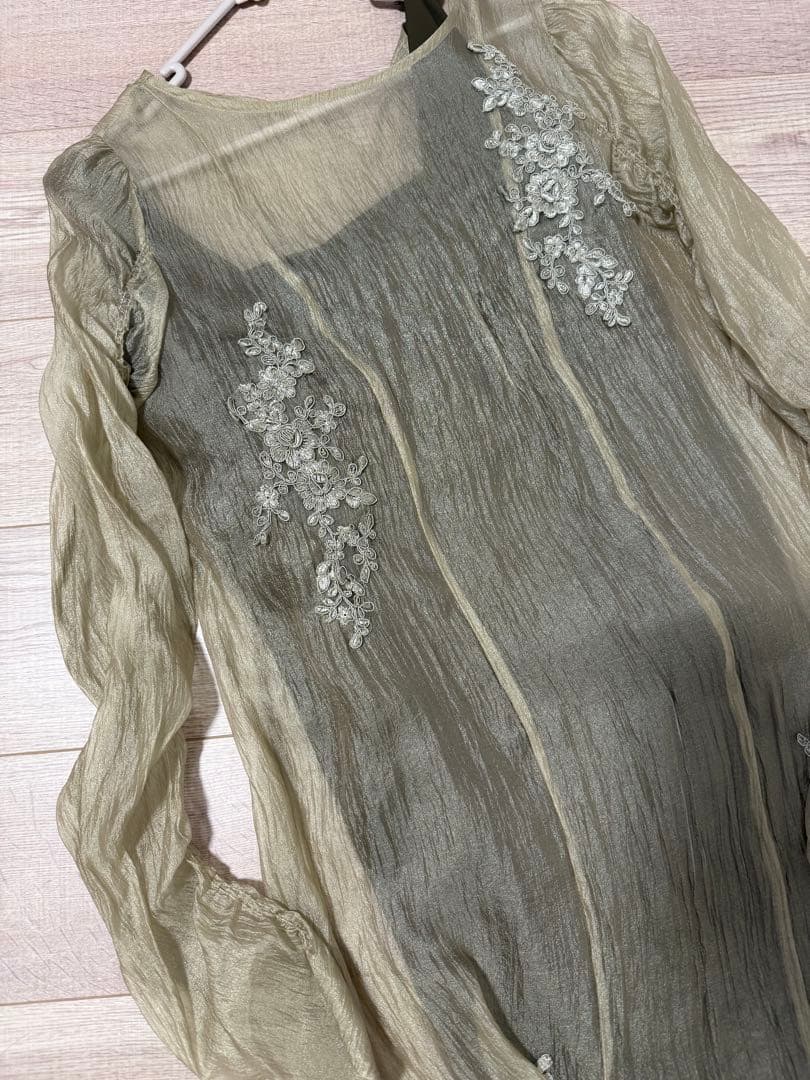 ウィルフリーwillfully oliveオケージョンドレス オリーブ