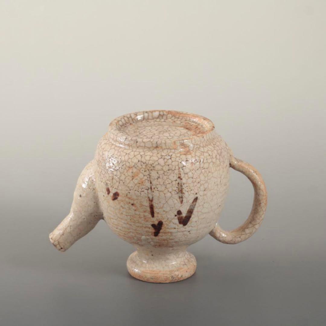 絵志野 水注 酒注 酒器 古美術 古道具 アンティーク 絵瀬戸