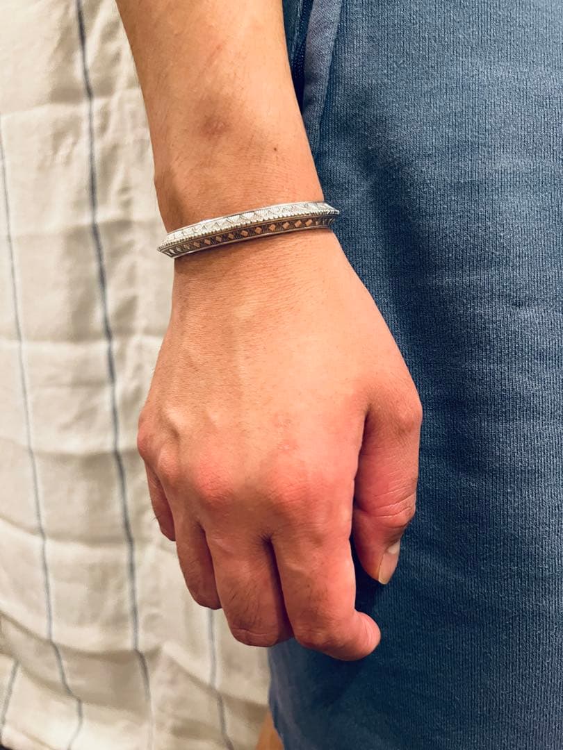 ワイリーセカテロ ヘビーゲージバングル ナバホ族