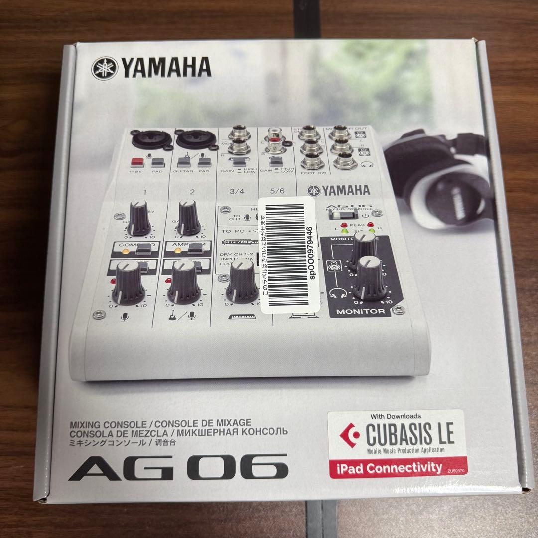 【新品未使用】YAMAHA AG06 ウェブキャスティングミキサー