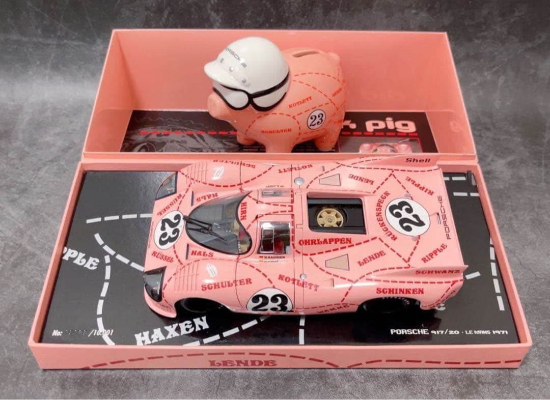 ポルシェ　ピンクピッグ　陶磁器　Porsche PINK PIG 貯金箱　レア品