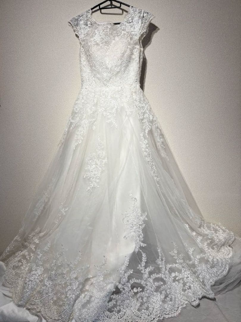 ウエディングドレス 前撮り レース