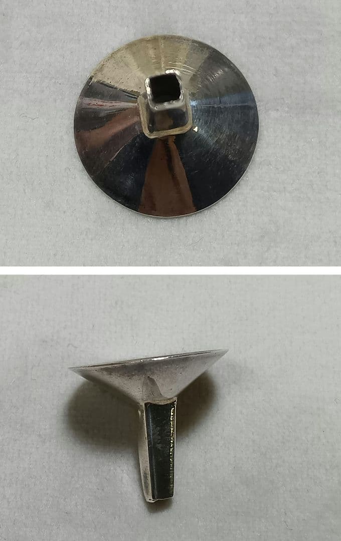 SILVER 950　シルバーアトマイザー　香水入れ　ミニ漏斗付き　香水瓶　銀製