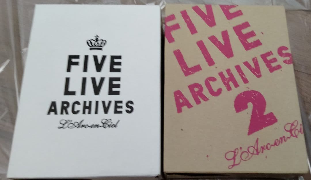 FIVE LIVE ARCHIVES & 2 L'Arc~en~Ciel ラルク