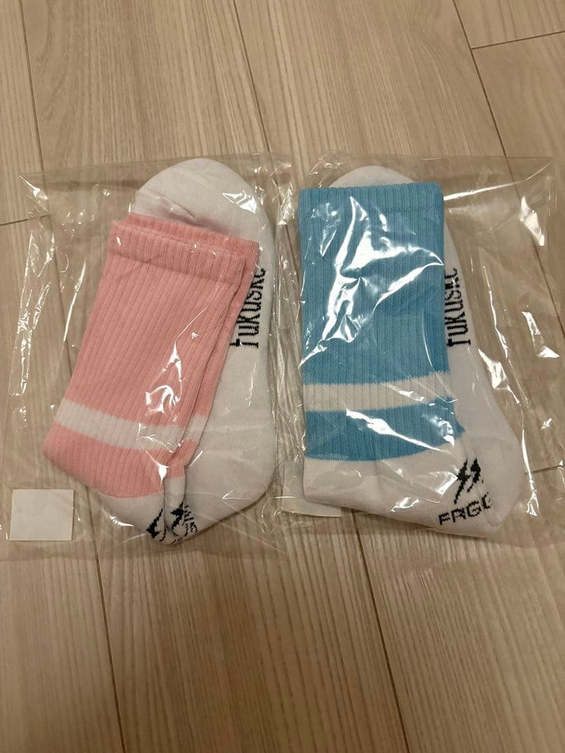 フラグメントデザイン FUKUSKE ブルー ピンク　frgmt 藤原ヒロシ