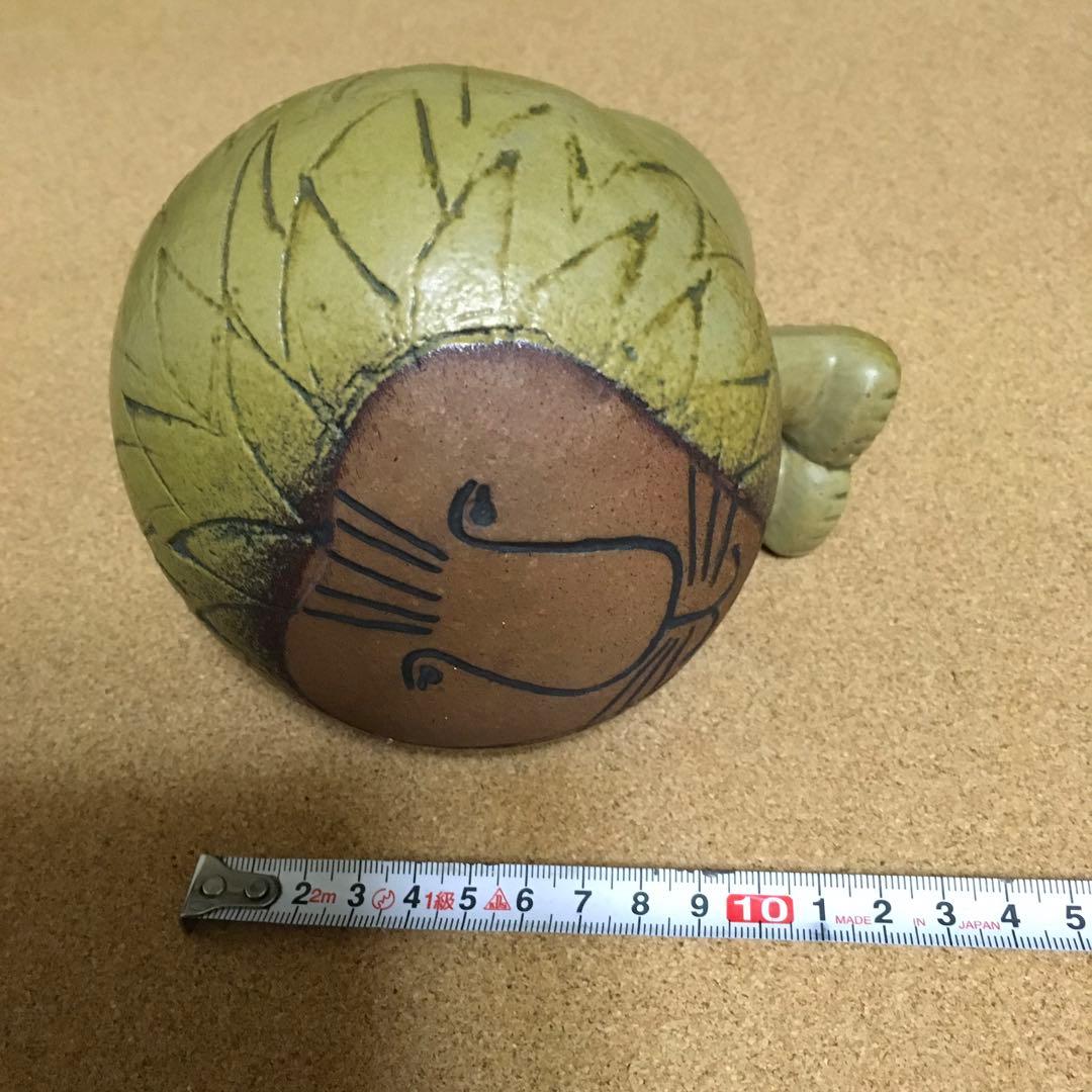 リサ　ラーソン　ライオンの顔 陶器製フィギュア